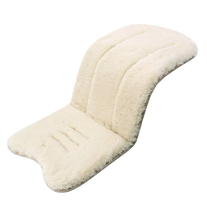 Baby Pushchair Cushion – Universal Cotton Seat Liner with Faux Fur