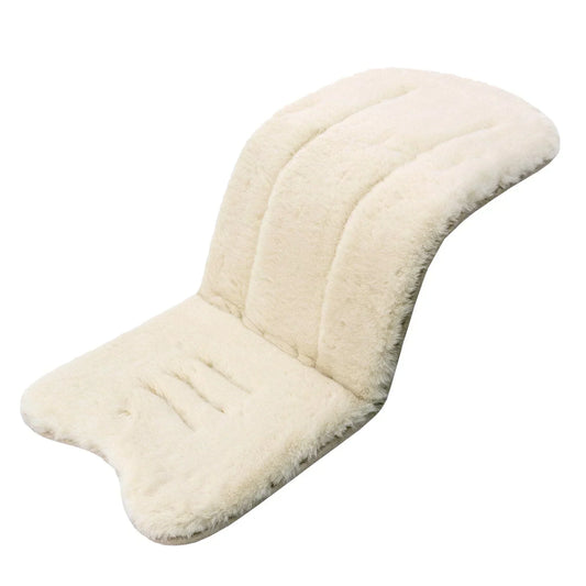 Baby Pushchair Cushion – Universal Cotton Seat Liner with Faux Fur