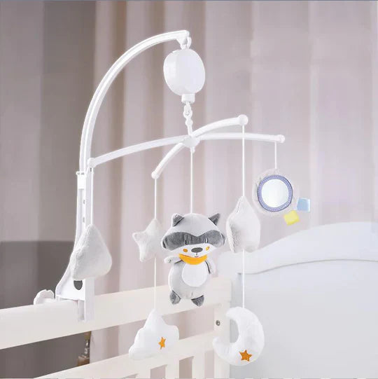 Musical Cot Mobile – Adjustable Arm with Rotating Toys and Gentle Tunes