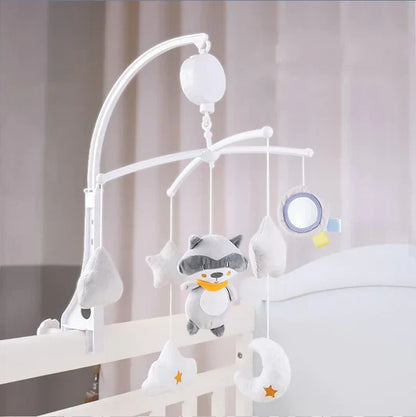 Musical Cot Mobile – Adjustable Arm with Rotating Toys and Gentle Tunes