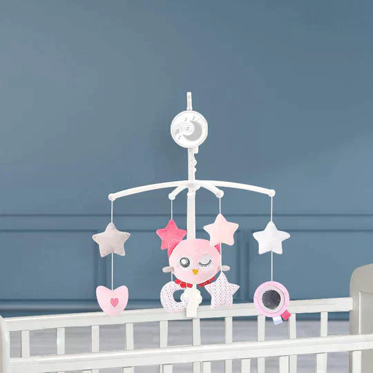 Musical Cot Mobile – Adjustable Arm with Rotating Toys and Gentle Tunes