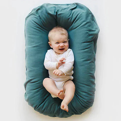 Portable Baby Nest Pillow – Soft Resting Pod with Removable Cover