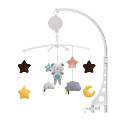 Musical Cot Mobile – Adjustable Arm with Rotating Toys and Gentle Tunes
