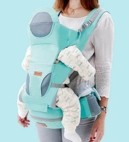 Ergonomic Baby Carrier – 3-in-1 Adjustable Infant and Toddler Carrier with Leg Support