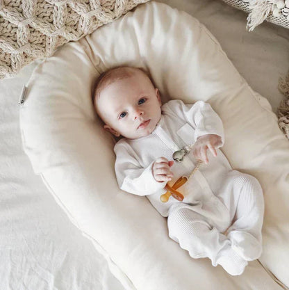 Portable Baby Nest Pillow – Soft Resting Pod with Removable Cover