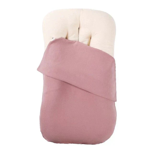 Portable Baby Nest Pillow – Soft Resting Pod with Removable Cover