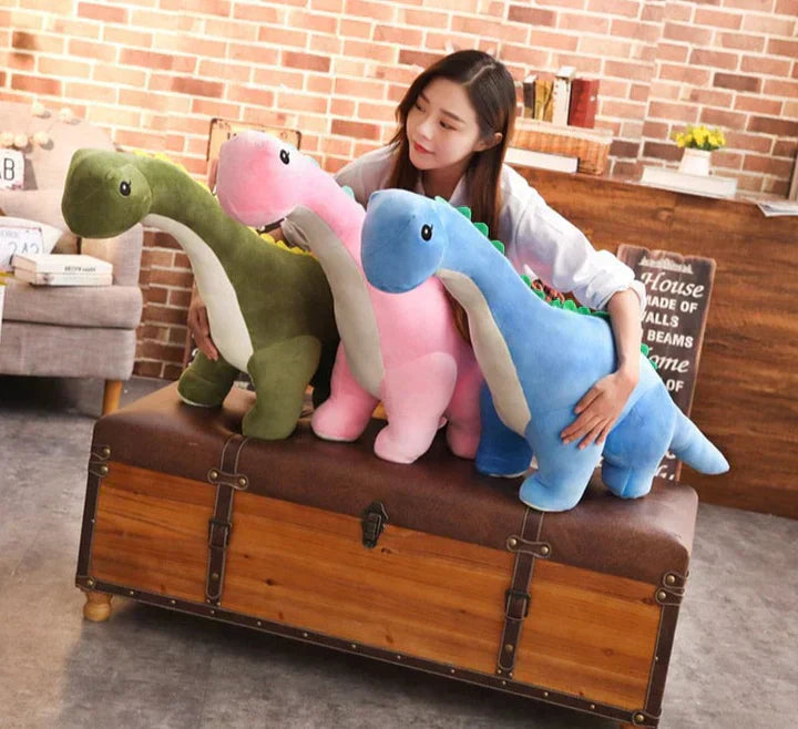 Standing Diplodocus Plush Toy – Soft Dinosaur in 3 Sizes