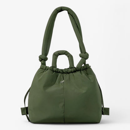 Sorolly - Women’s Quilted Puffer Handbag with Adjustable Shoulder Strap